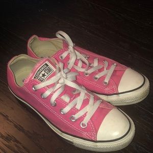 Pink Converse- Size9 W